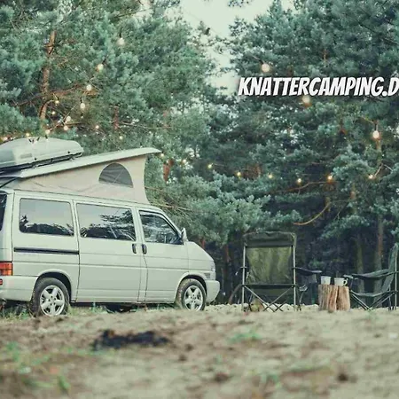 Standplatz Fuer Ein Wohnmobil Oder Zelt Im Knattercamping In Am Bantikow